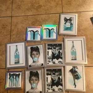 Chic Wall Art Set with Audrey Hepburn (11) pieces